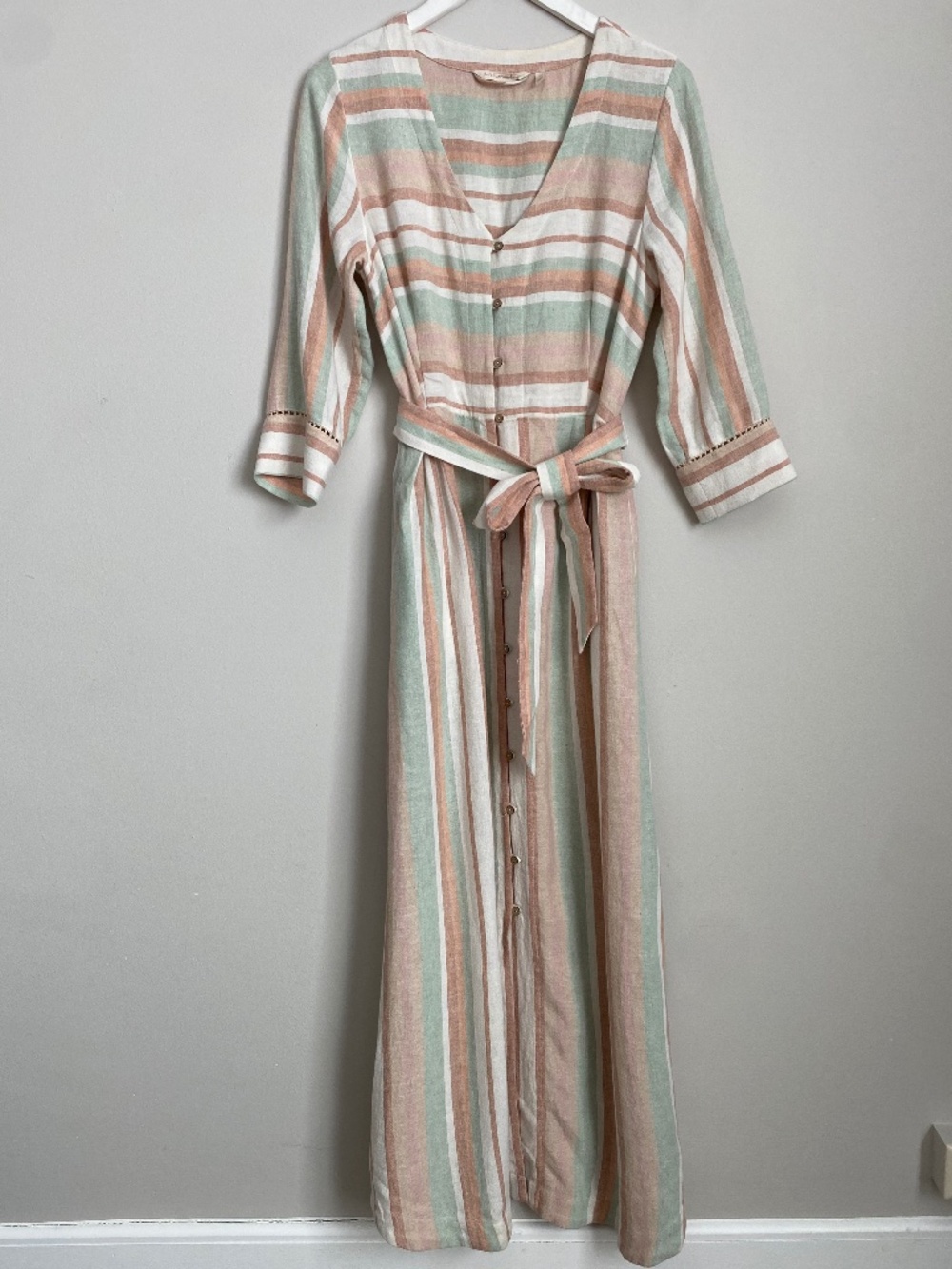 Soft Surroundings Linen Maxi Dress